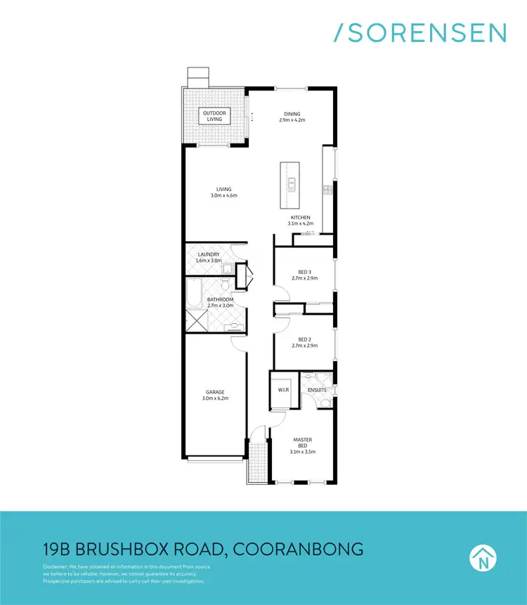 Floorplan of Homely house listing, 19b Brushbox Road, Cooranbong NSW 2265