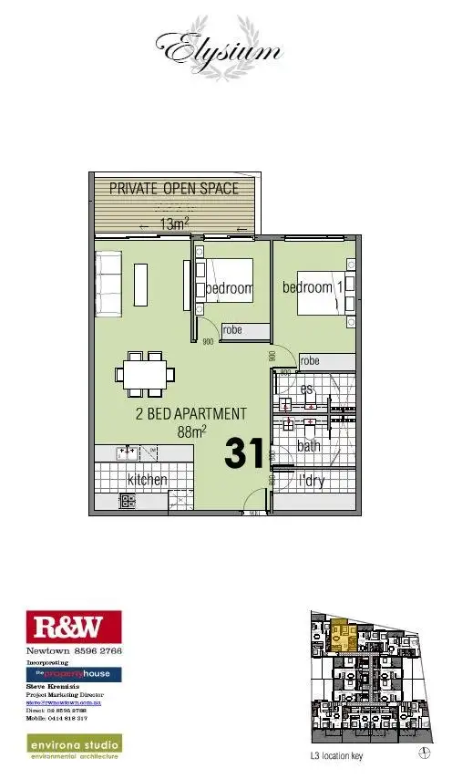 Floorplan of Homely apartment listing, 31/17-25 William Street, Earlwood NSW 2206