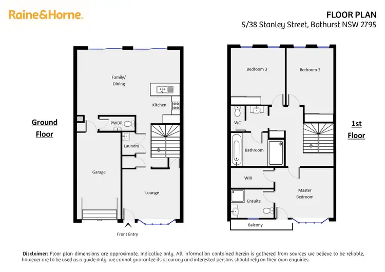 Floorplan of Homely unit listing, 5/38 Stanley Street, Bathurst NSW 2795