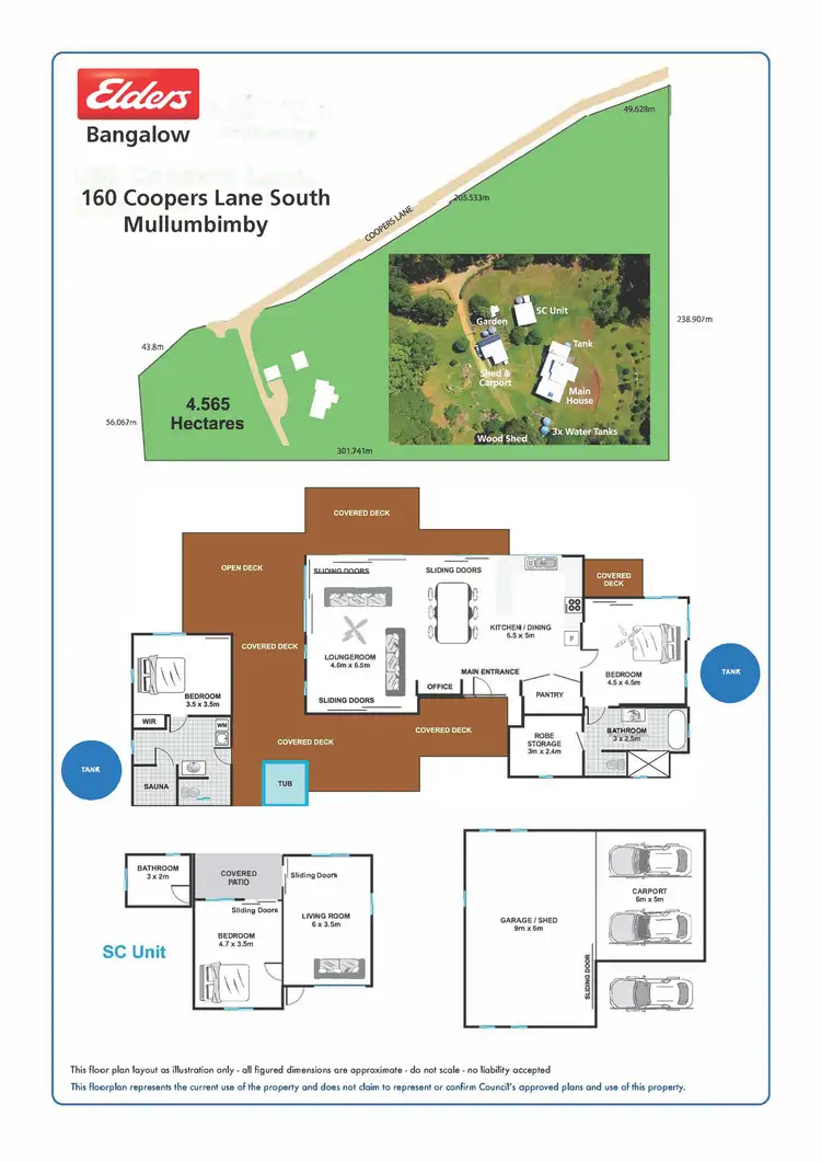 Floorplan of Homely rural property listing, 160 Coopers Lane South, Mullumbimby Creek NSW 2482