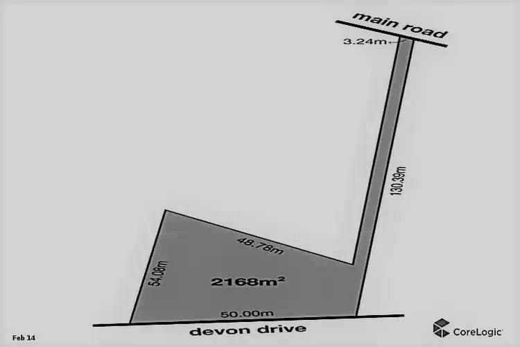 Floorplan of Homely land listing, 15 Devon Drive, Coromandel Valley SA 5051