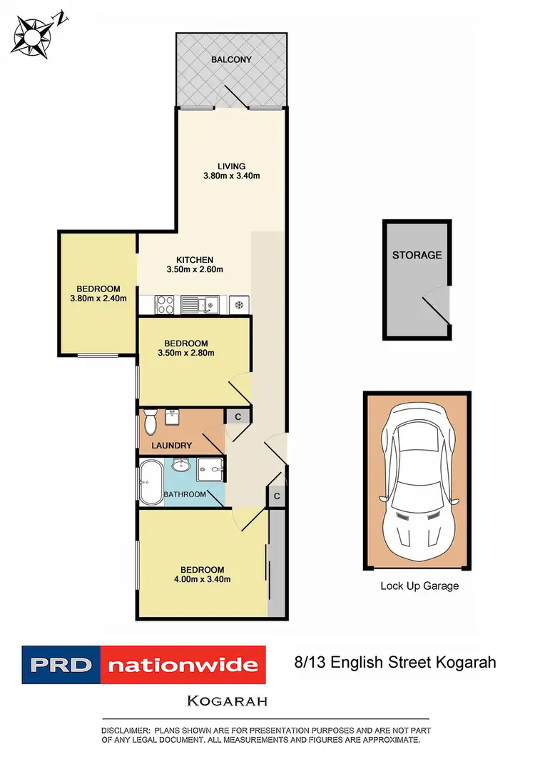 Floorplan of Homely apartment listing, 8/13 English Street, Kogarah NSW 2217