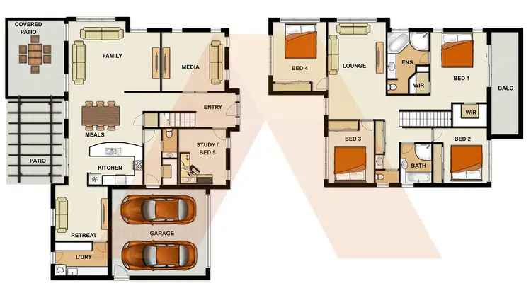 Floorplan of Homely house listing, 23 Elm Place, Heathwood QLD 4110