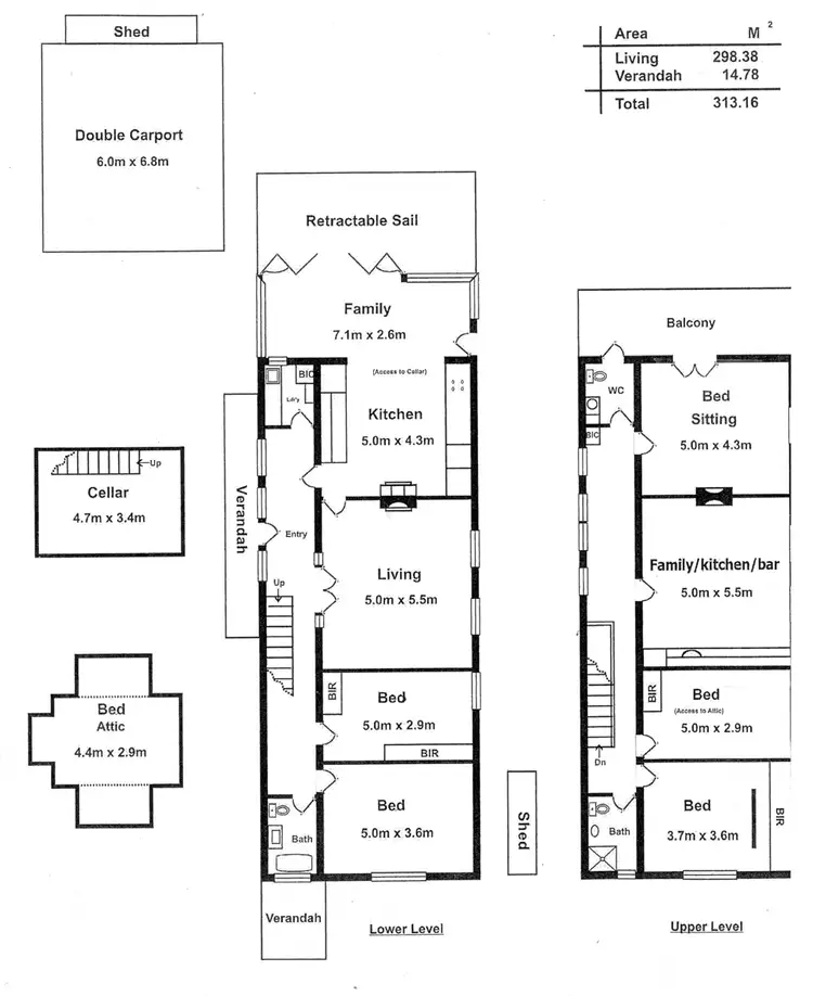 Floorplan of Homely house listing, 55 First Avenue, St Peters SA 5069