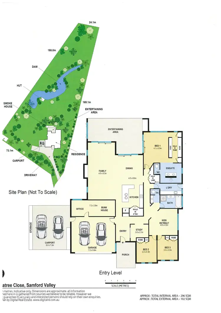 Floorplan of Homely house listing, 5 Tea Tree Close, Samford Valley QLD 4520