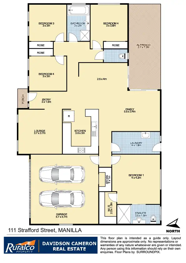Floorplan of Homely house listing, 111 Strafford Street, Manilla NSW 2346