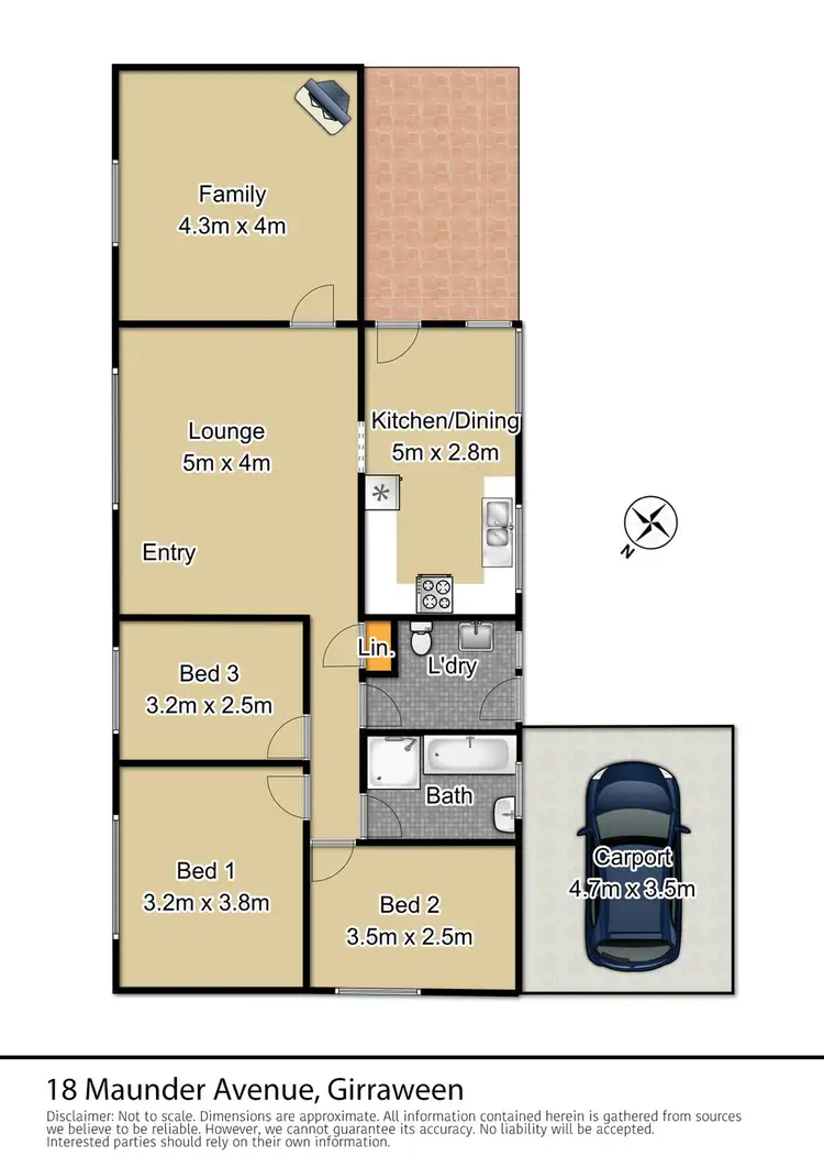 Floorplan of Homely house listing, 18 Maunder Ave, Girraween NSW 2145