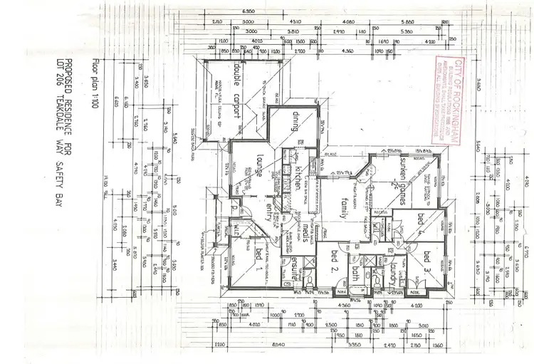 Floorplan of Homely house listing, 17 Teakdale Close, Safety Bay WA 6169