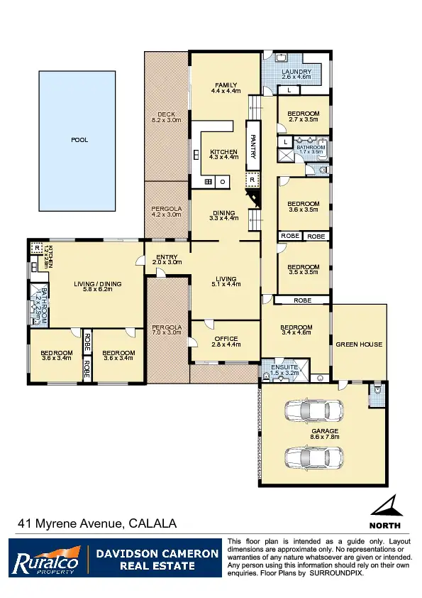 Floorplan of Homely house listing, 41 Myrene Avenue, Tamworth NSW 2340