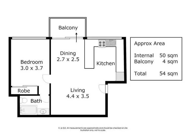 Floorplan of Homely unit listing, 10/37 Paulik Way, Hamilton Hill WA 6163