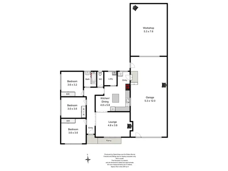 Floorplan of Homely house listing, 5 Owen Crescent, Queenstown TAS 7467