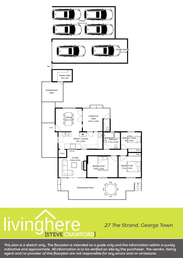 Floorplan of Homely house listing, 27 The Strand, George Town TAS 7253