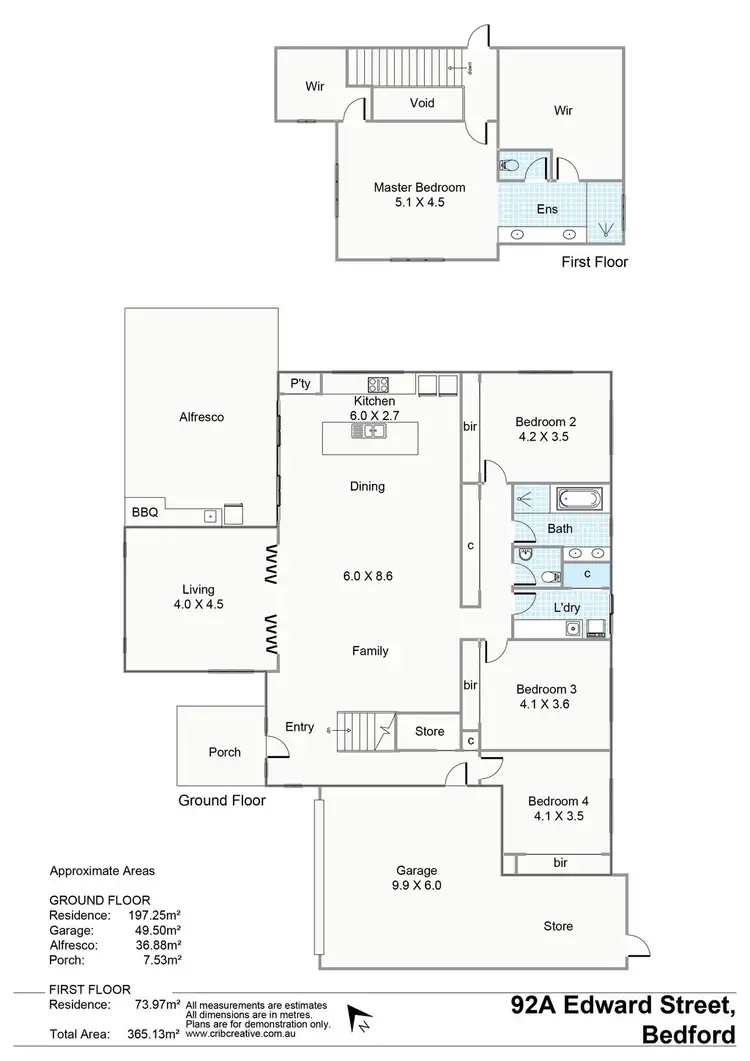 Floorplan of Homely house listing, 92a Edward Street, Bedford WA 6052