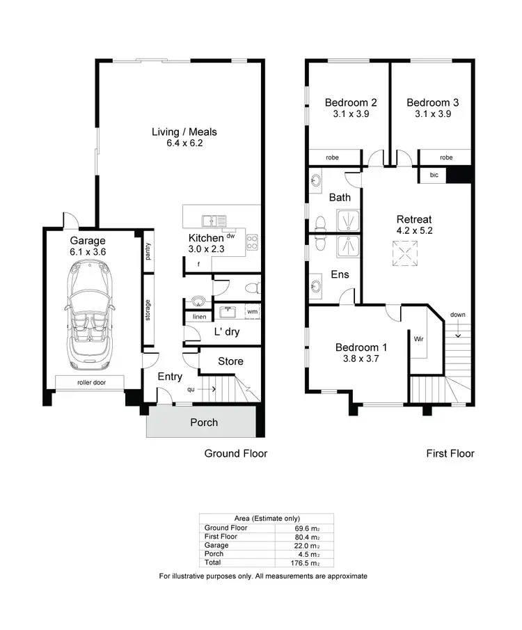Floorplan of Homely house listing, 6 -8 Jane Street, Marion SA 5043