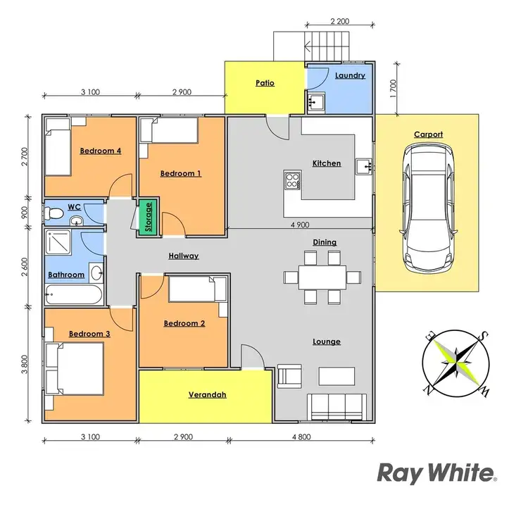 Floorplan of Homely house listing, 9 Deakin Crescent, Taree NSW 2430