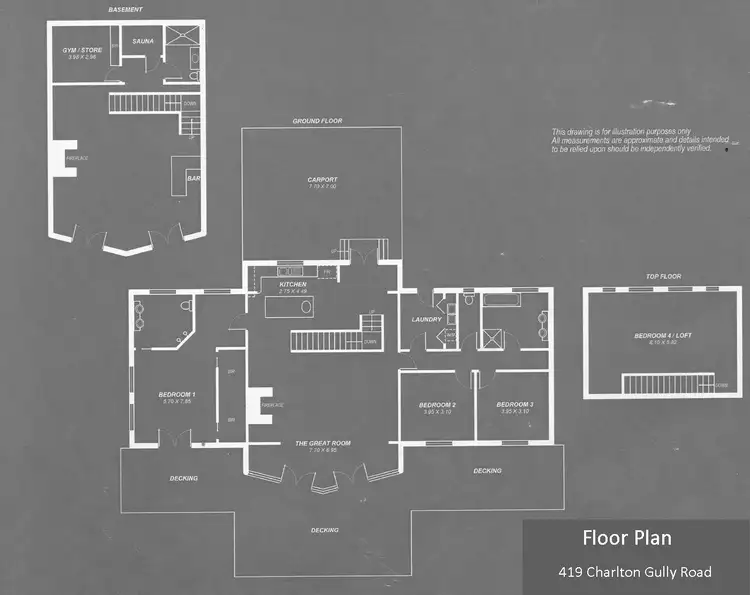 Floorplan of Homely house listing, 419 Charlton Gully Road, Charlton Gully via, Coffin Bay SA 5607