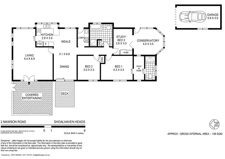 Floorplan of Homely house listing, 2 Mawson Road, Shoalhaven Heads NSW 2535