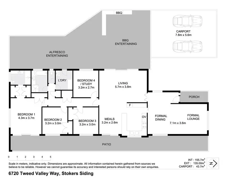 Floorplan of Homely house listing, 6720 Tweed Valley Way, Stokers Siding NSW 2484
