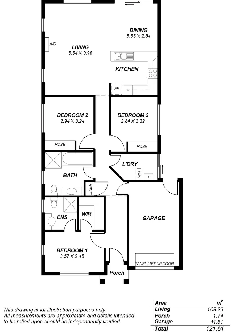 Floorplan of Homely house listing, 10 Lonsdale Crescent, Andrews Farm SA 5114