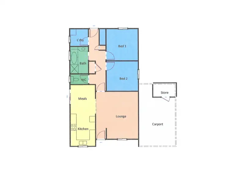 Floorplan of Homely house listing, 5/9 Scherger Crescent, Ararat VIC 3377