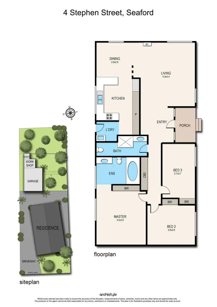 Floorplan of Homely house listing, 4 Stephen Street, Seaford VIC 3198