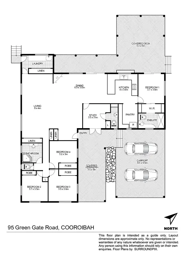 Floorplan of Homely house listing, 95 Green Gate Road, Cooroibah QLD 4565