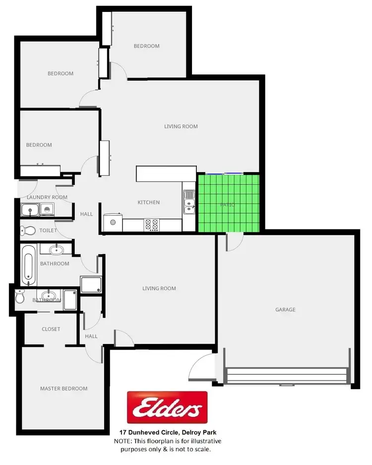 Floorplan of Homely house listing, 17 Dunheved Circle, Dubbo NSW 2830