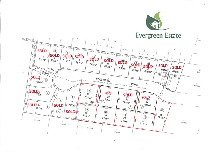 Floorplan of Homely land listing, 19 (Lot 17) Evergreen Place, South Nowra NSW 2541