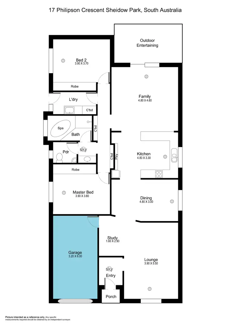 Floorplan of Homely house listing, 17 Philipson Crescent, Sheidow Park SA 5158