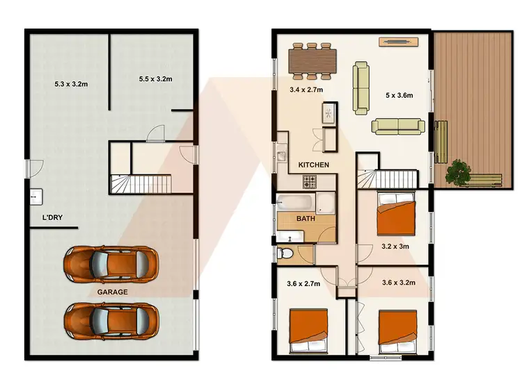 Floorplan of Homely house listing, 8 Kraatz Avenue, Loganlea QLD 4131