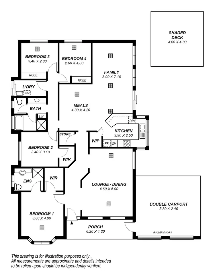 Floorplan of Homely house listing, 32 Albany Way, Seaford Rise SA 5169