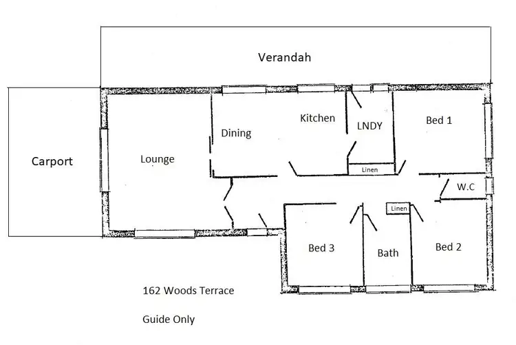 Floorplan of Homely house listing, 162 Woods Terrace, Braitling NT 870