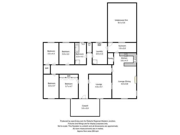 Floorplan of Homely rural property listing, 1341 Deddington Road, Deddington TAS 7212