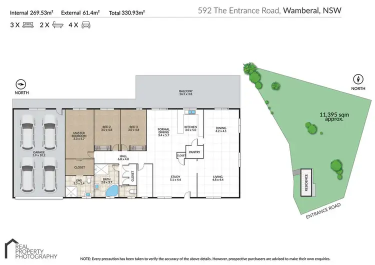Floorplan of Homely house listing, 592 The Entrance Road, Wamberal NSW 2260