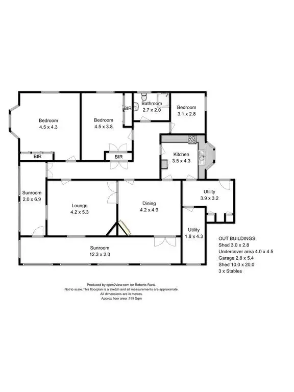 Floorplan of Homely rural property listing, 94 Green Rises Road, Cressy TAS 7302
