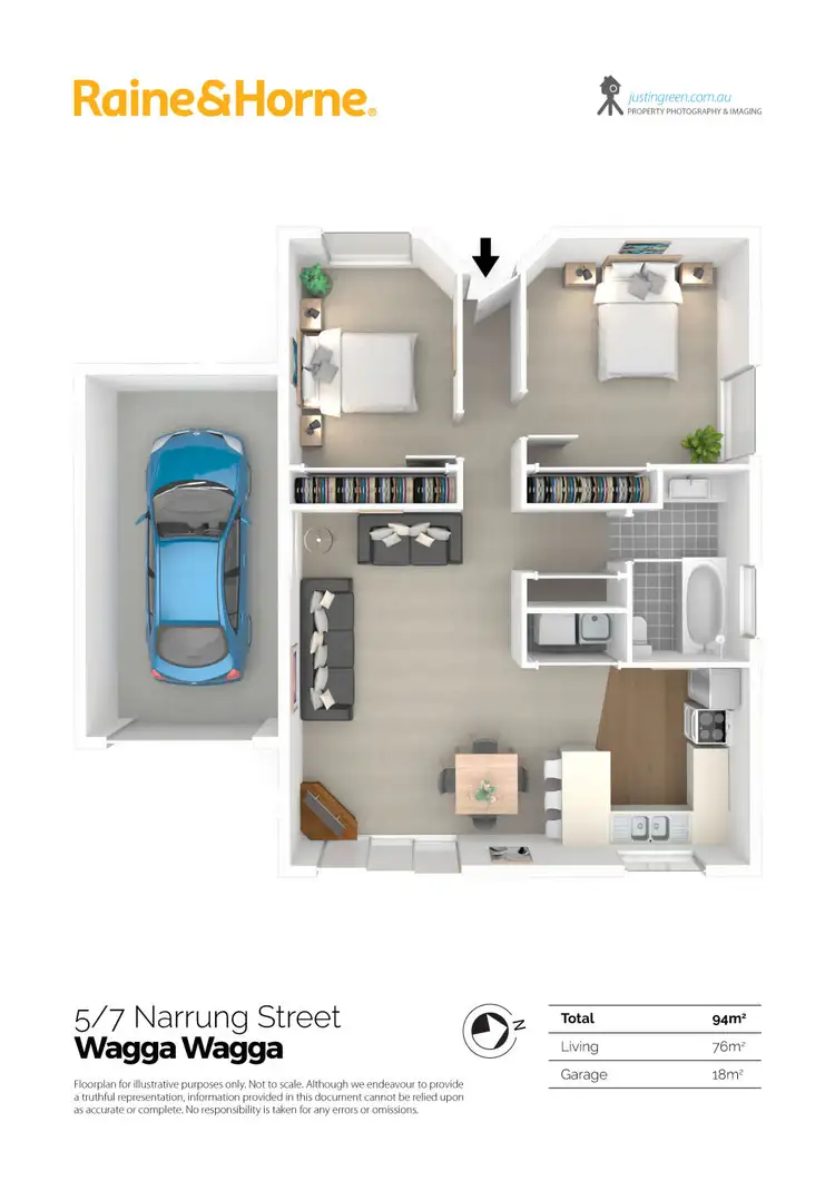 Floorplan of Homely house listing, 5/7 Narrung Street, Wagga Wagga NSW 2650