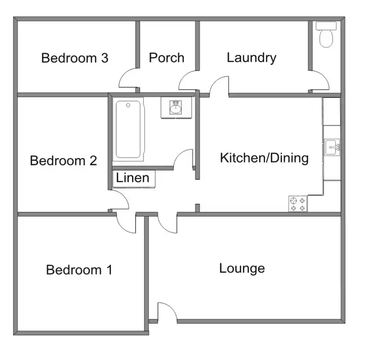 Floorplan of Homely house listing, 23 Sixth Street, Bordertown SA 5268