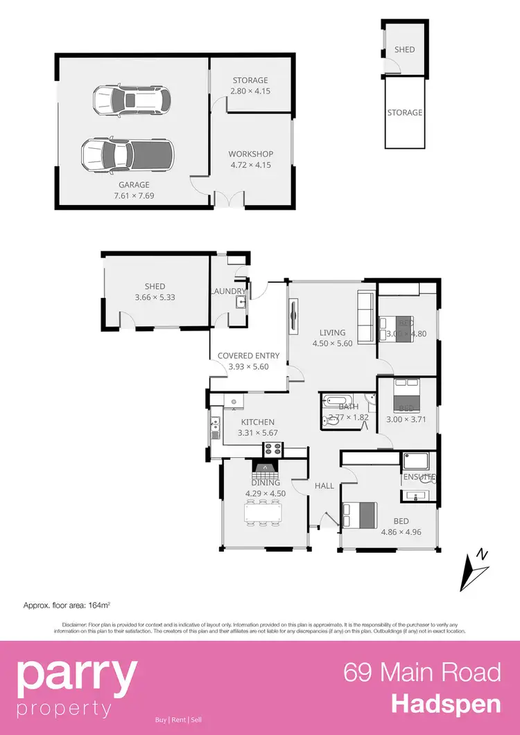 Floorplan of Homely house listing, 69 Main Street, Hadspen TAS 7290