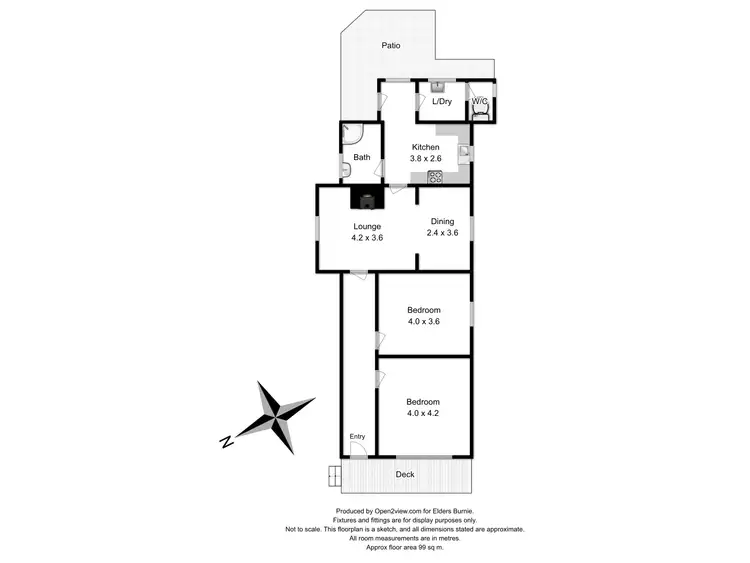 Floorplan of Homely house listing, 45 McNamara Street, Queenstown TAS 7467