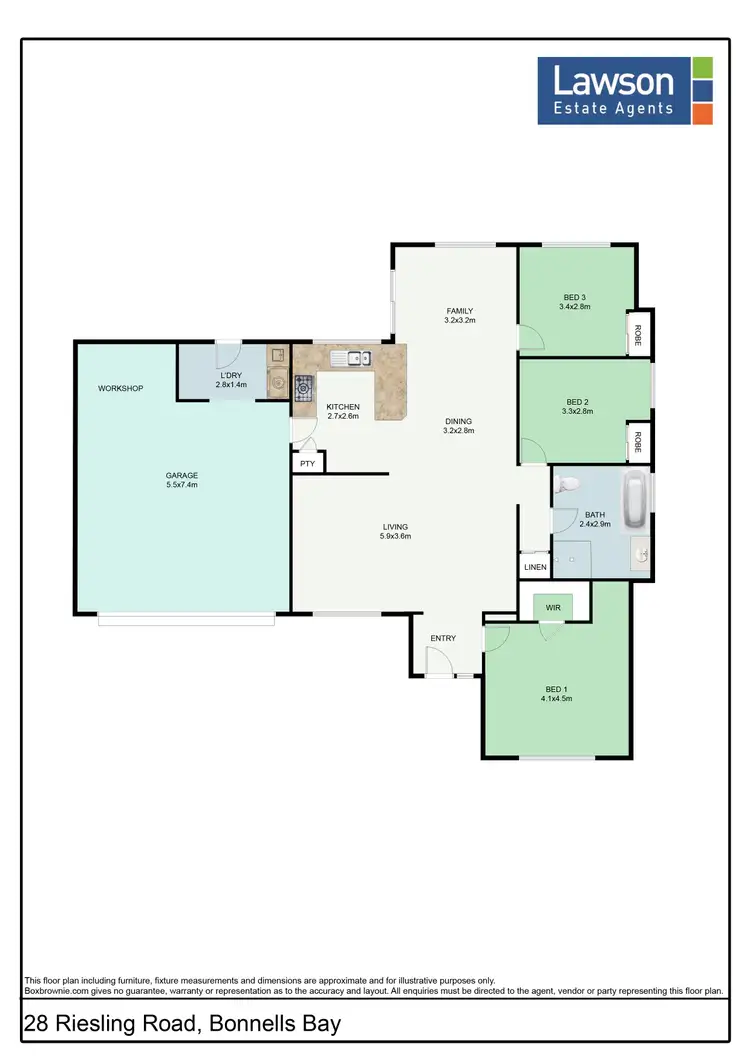 Floorplan of Homely house listing, 28 Riesling Road, Bonnells Bay NSW 2264