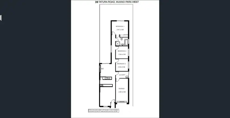 Floorplan of Homely house listing, 39 Tatura Road, Munno Para West SA 5115