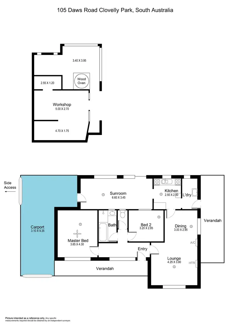 Floorplan of Homely house listing, 105 Daws Road, Clovelly Park SA 5042