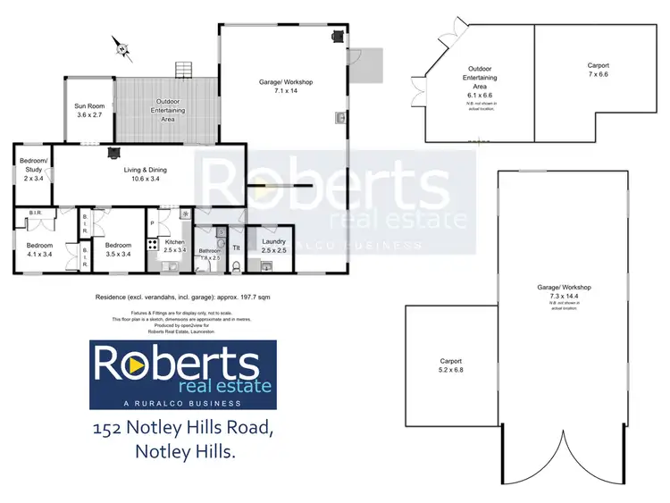 Floorplan of Homely house listing, 152 Notley Hills Road, Notley Hills TAS 7275