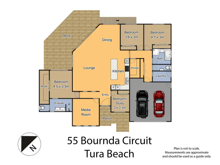 Floorplan of Homely house listing, 55 Bournda Circuit, Tura Beach NSW 2548