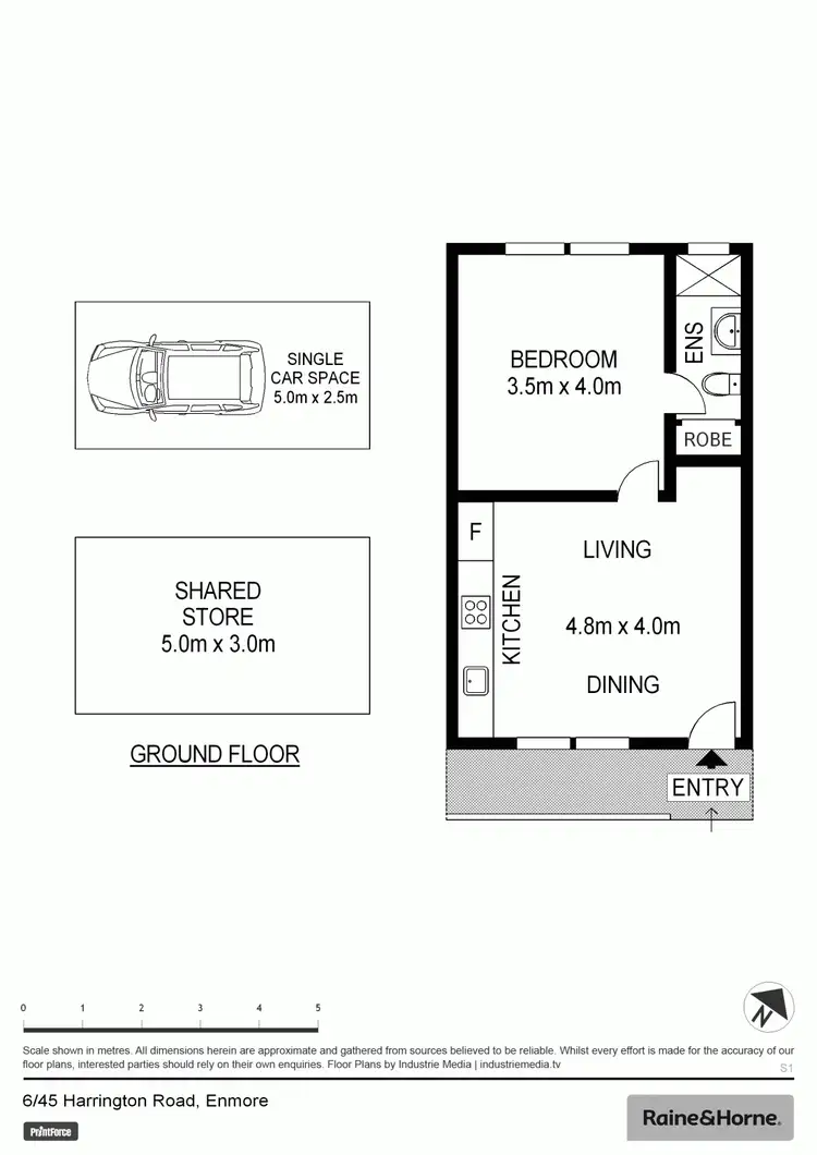 Floorplan of Homely unit listing, 6/45 Harrington Street, Enmore NSW 2042