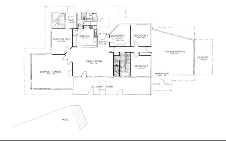 Floorplan of Homely house listing, 6 St Andrews Place, Desert Springs NT 870