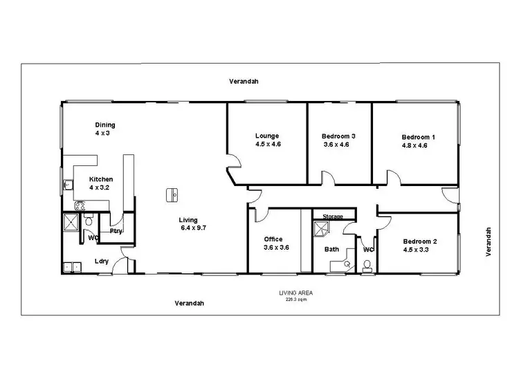 Floorplan of Homely rural property listing, 30 Springcart Gully Road, Berri SA 5343