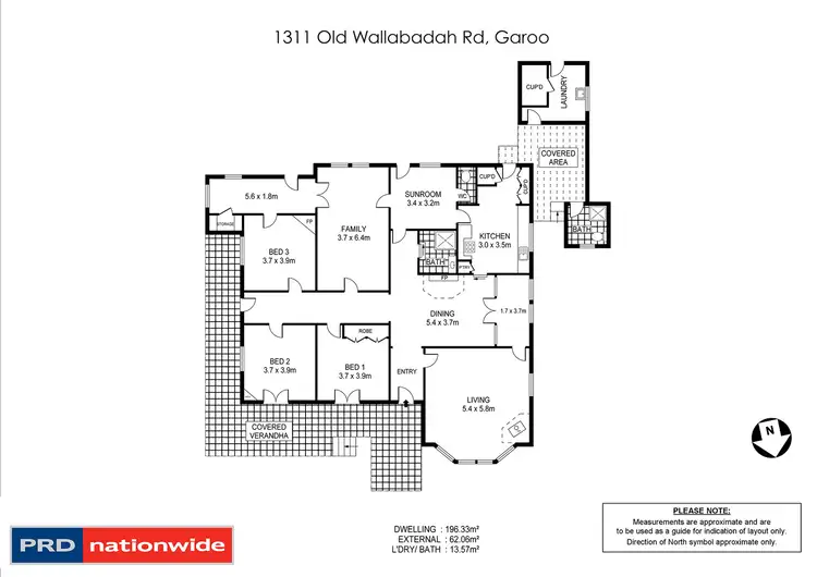 Floorplan of Homely rural property listing, 1311 Old Wallabadah Road, Garoo NSW 2340