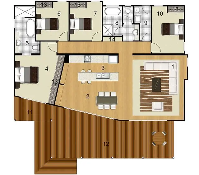 Floorplan of Homely house listing, 61 Alexandrina Drive, Clayton Bay SA 5256