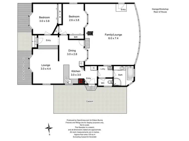 Floorplan of Homely house listing, 18 Hogarth Road, Sulphur Creek TAS 7316